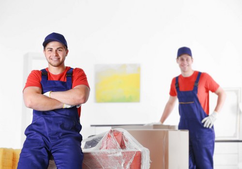 Man with van removal service supporting a move in New Malden