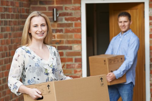 Office removal team planning a business move in New Malden