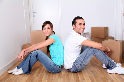 Moving boxes and furniture for a New Malden property relocation