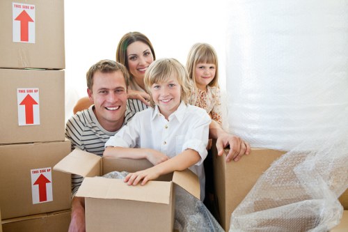 Packing and loading furniture for a home removal in New Malden