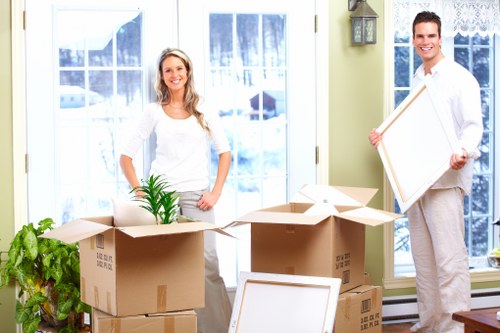 Local removals team handling a family house move in New Malden